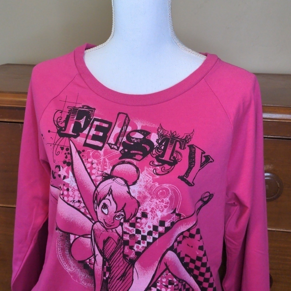 DISNEY Fiesty Barbie PINK TINK Crew Neck Sweatshirt - Picture 2 of 8
